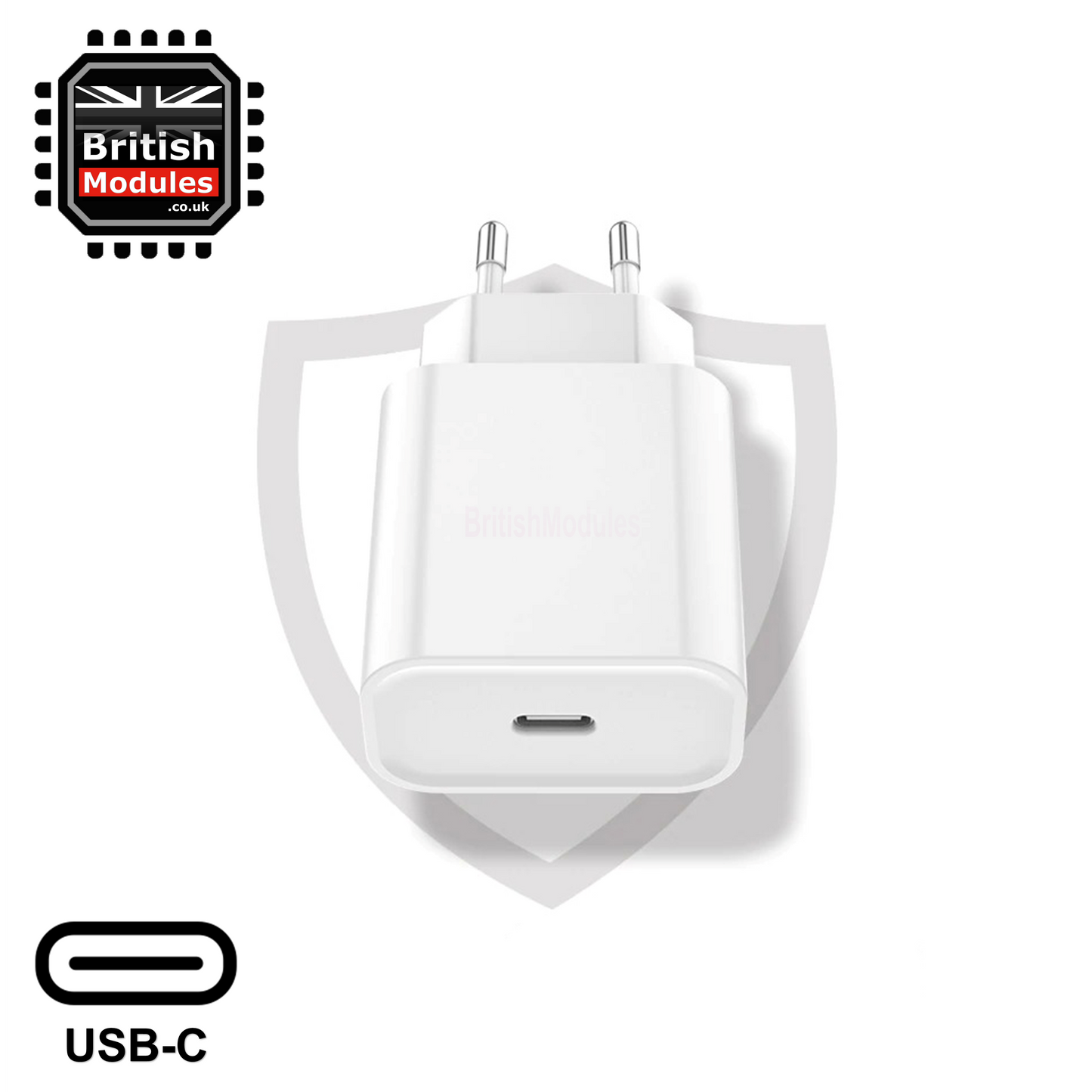 20W EU USB-C Power Adapter for iPhone Charger Head Plug PD