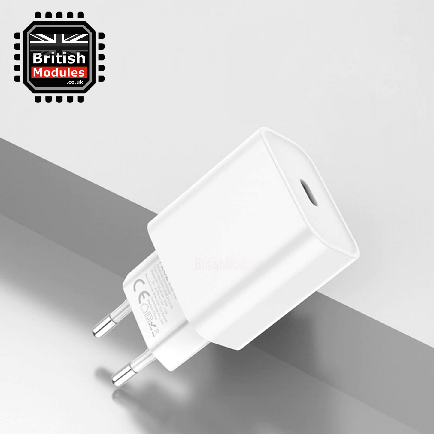 20W EU USB-C Power Adapter for iPhone Charger Head Plug PD