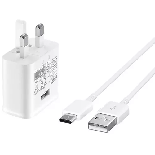 Samsung 15W Travel Adapter Adaptive Fast Charging Plug Cable Type C for Galaxy S8 S8 S9 S10 Plus Note 8 9