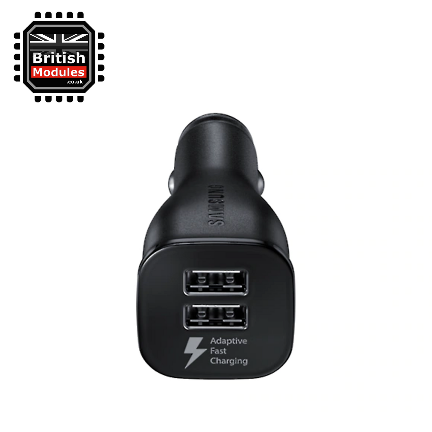 Samsung Dual Port USB Adaptive Fast Charging Car Charger with Micro USB Cable