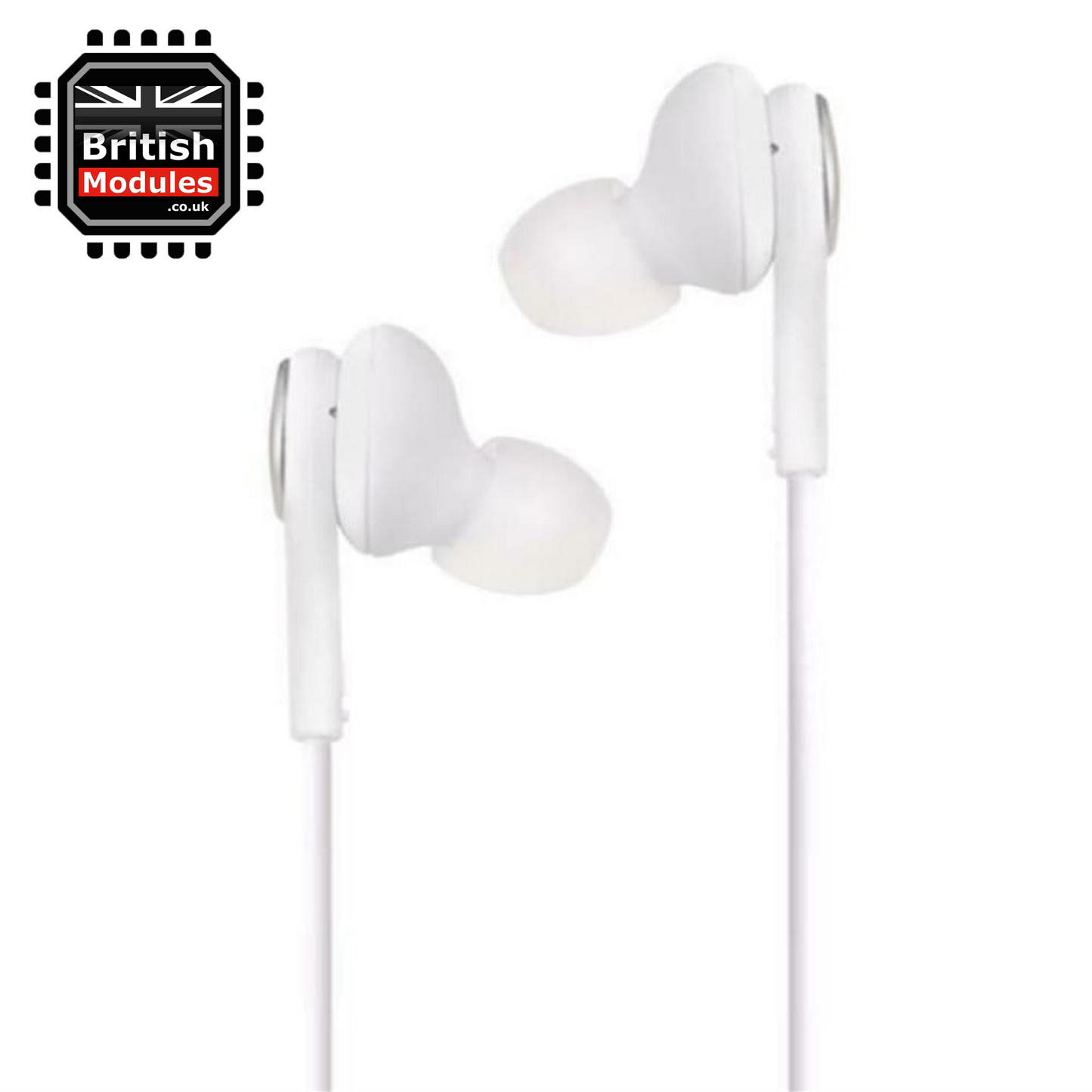 Samsung In-ear Earphones Headphones 3.5mm Wired Microphone and Volume Control Tuned by AKG White