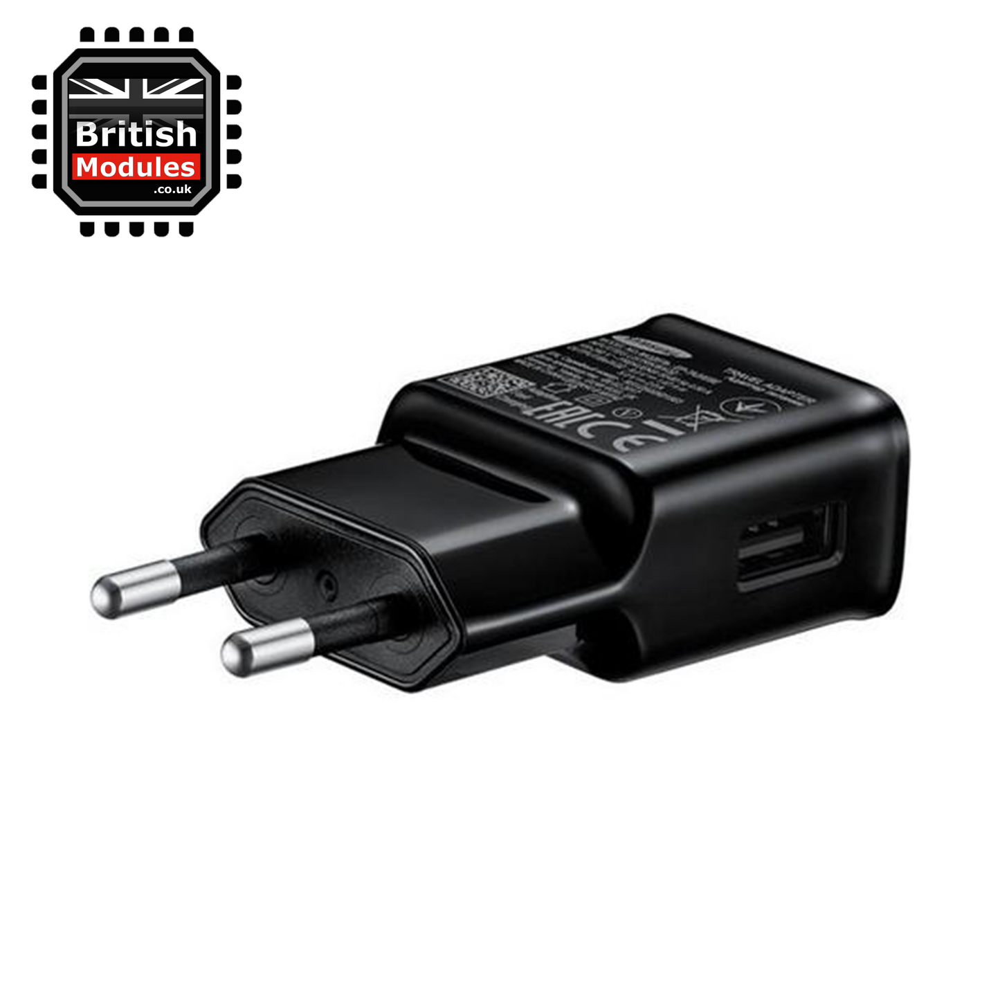 Samsung Galaxy EU Power Charging Adapter Black Adaptive Fast Charging Mains Charger Plug Wall