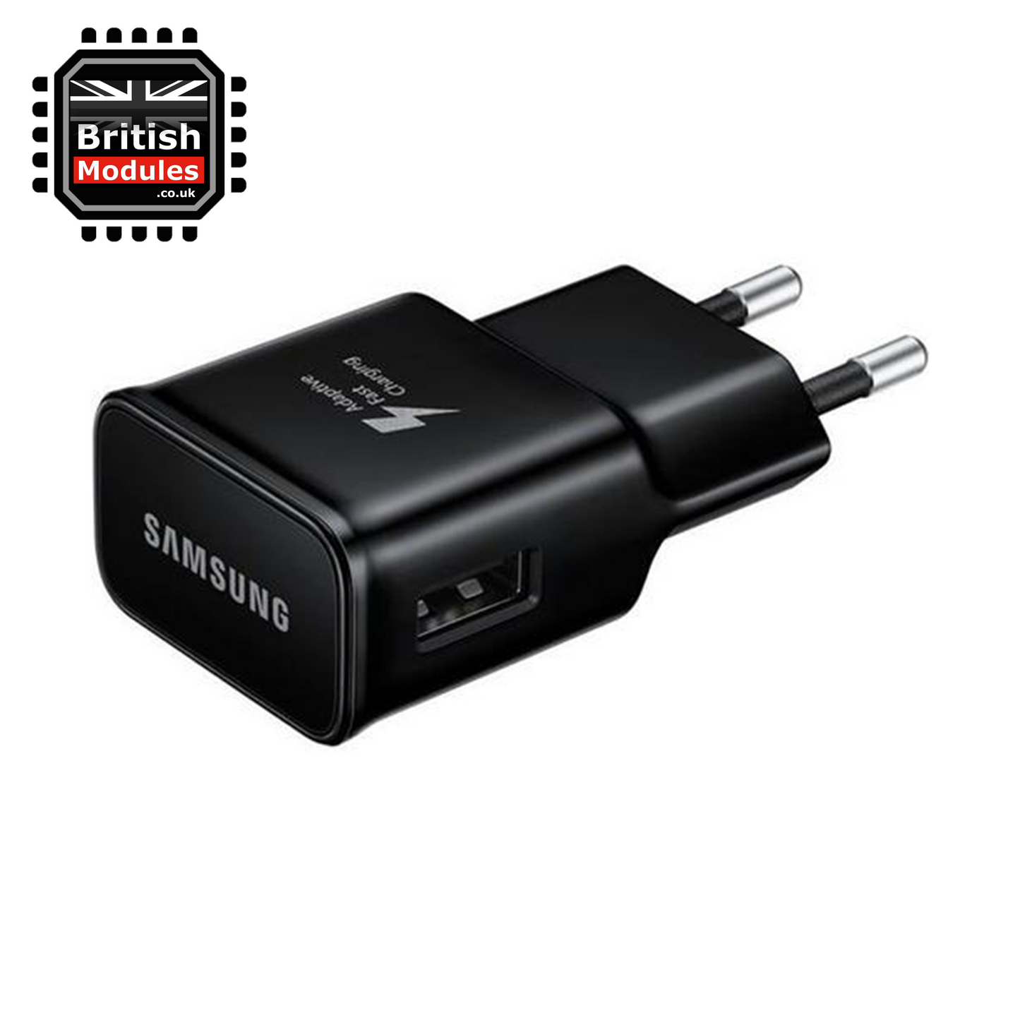 Samsung Galaxy EU Power Charging Adapter Black Adaptive Fast Charging Mains Charger Plug Wall