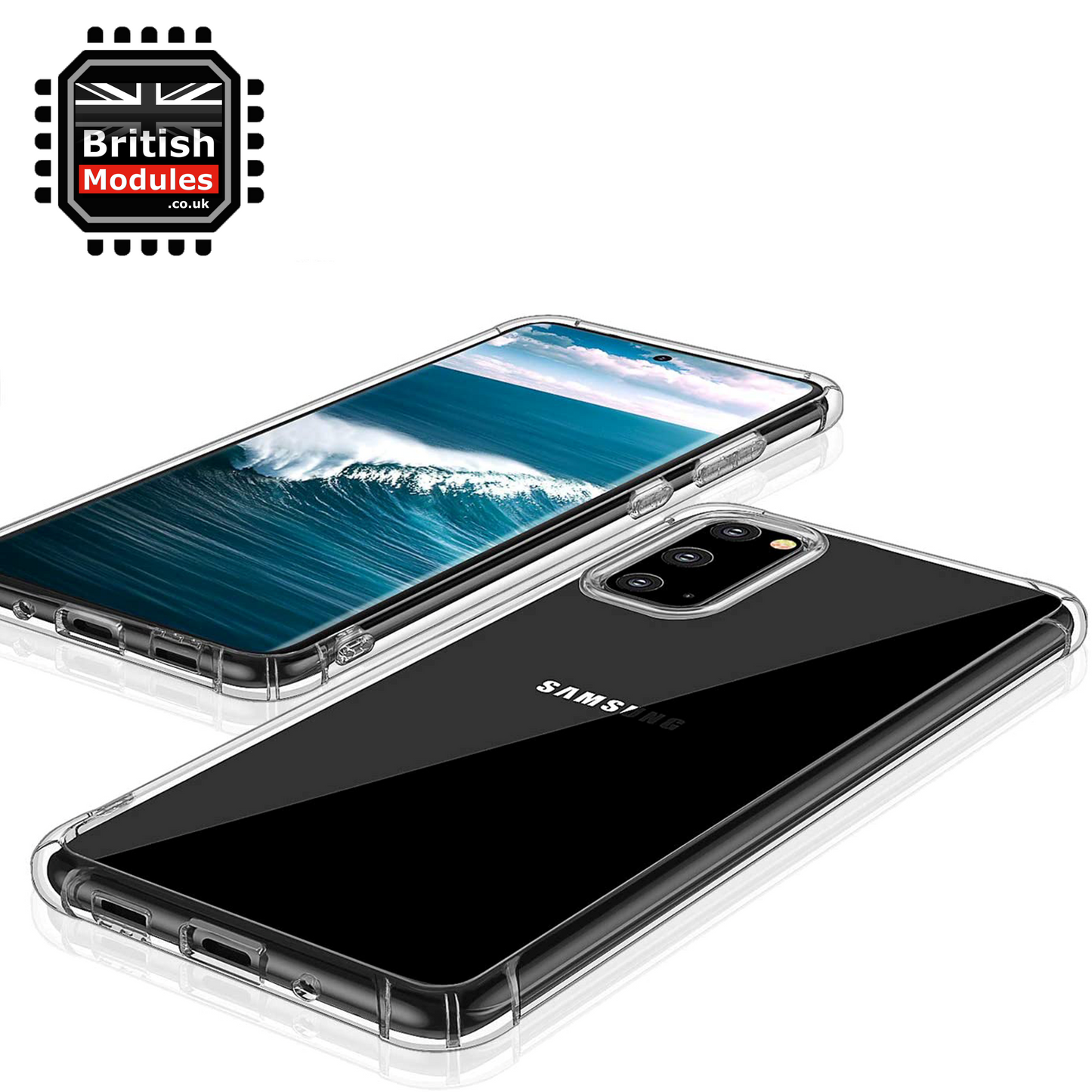 Samsung Galaxy Case Shockproof Crystal Clear Soft Silicone Gel Bumper Cover Protective Slim Drop Protection