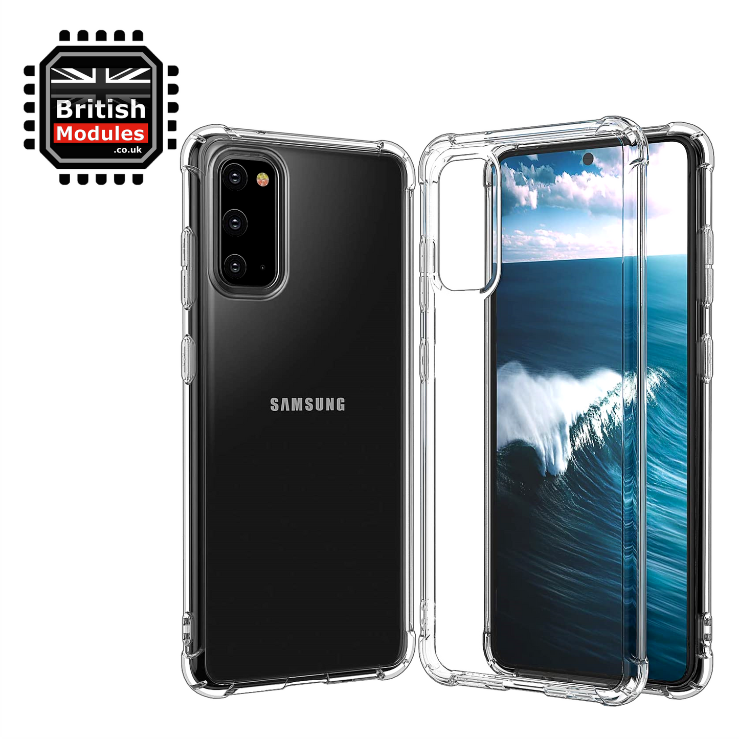 Samsung Galaxy Case Shockproof Crystal Clear Soft Silicone Gel Bumper Cover Protective Slim Drop Protection