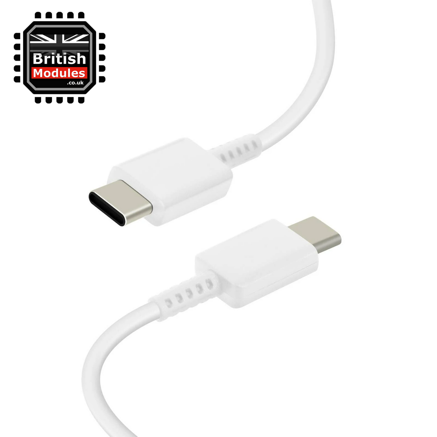 Samsung 45W Travel Adapter TA845 UK USB-C Mains Charger & Super Fast Charging USB-C to USB-C Cable 1M White