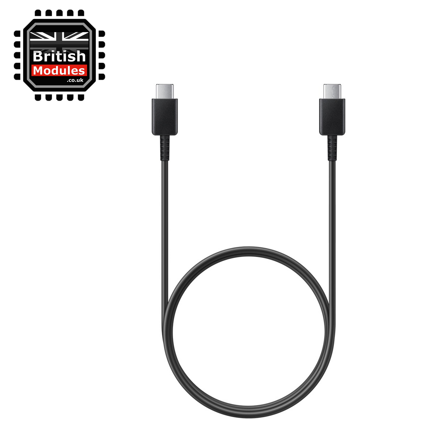 Samsung 45W TA845 Charger Travel Adapter USB-C UK Mains + USB-C to USB-C Super Fast Charging Cable 1M Black
