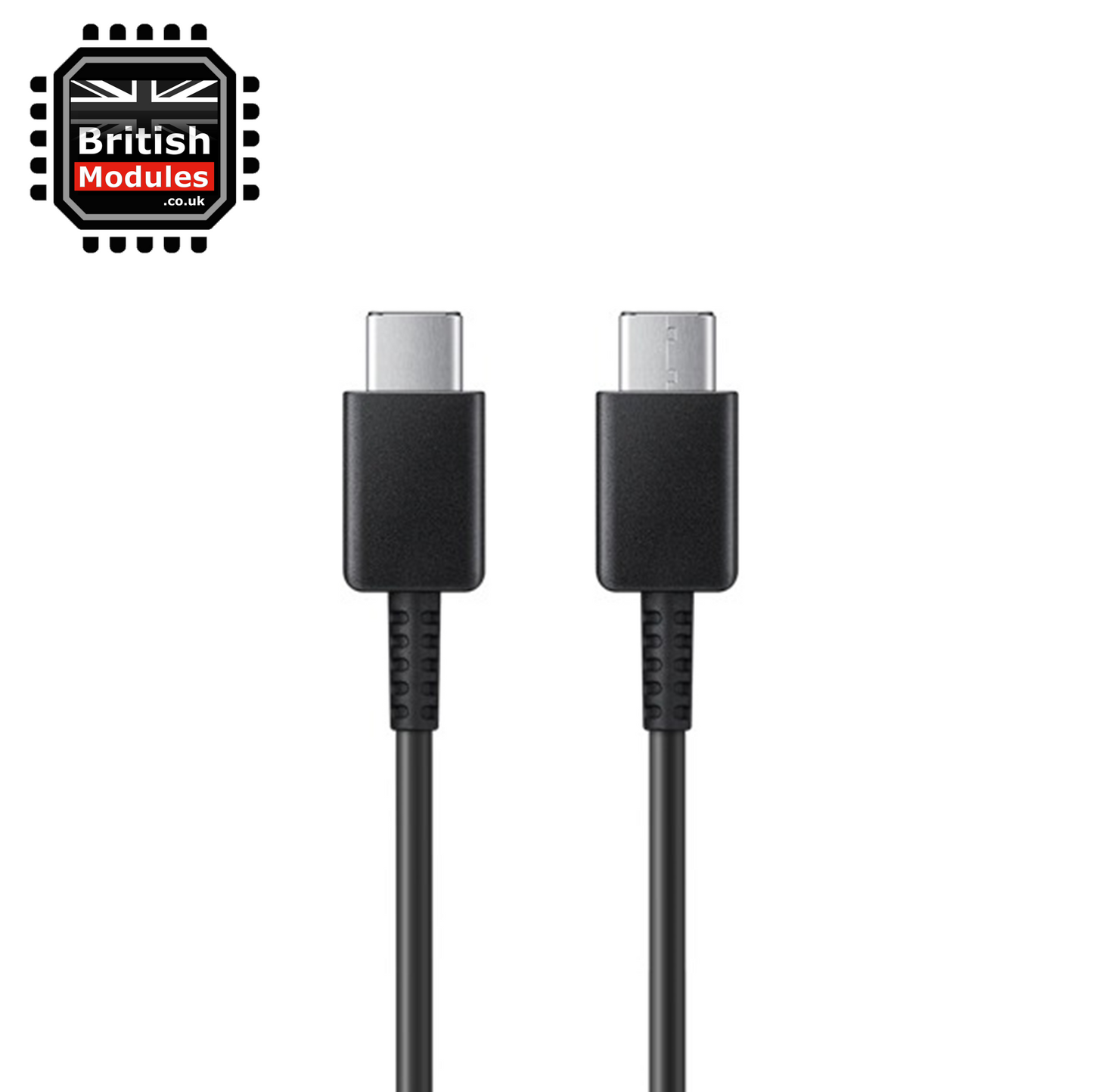 Samsung 45W Travel Adapter TA845 UK USB-C Mains Charger & Super Fast Charging USB-C to USB-C Cable 1M Black