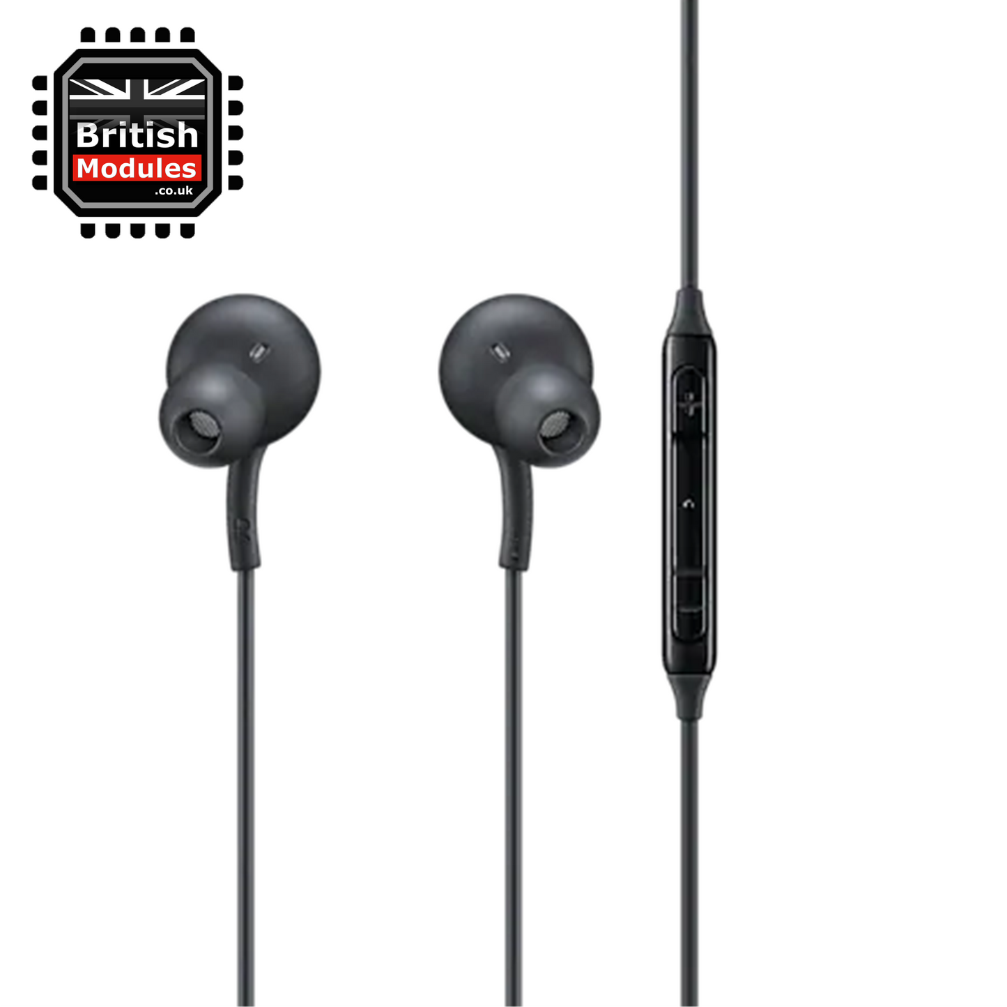 Samsung USB Type-C Earphones Headphones Earbuds Wired Microphone and Volume Control Tuned by AKG Black