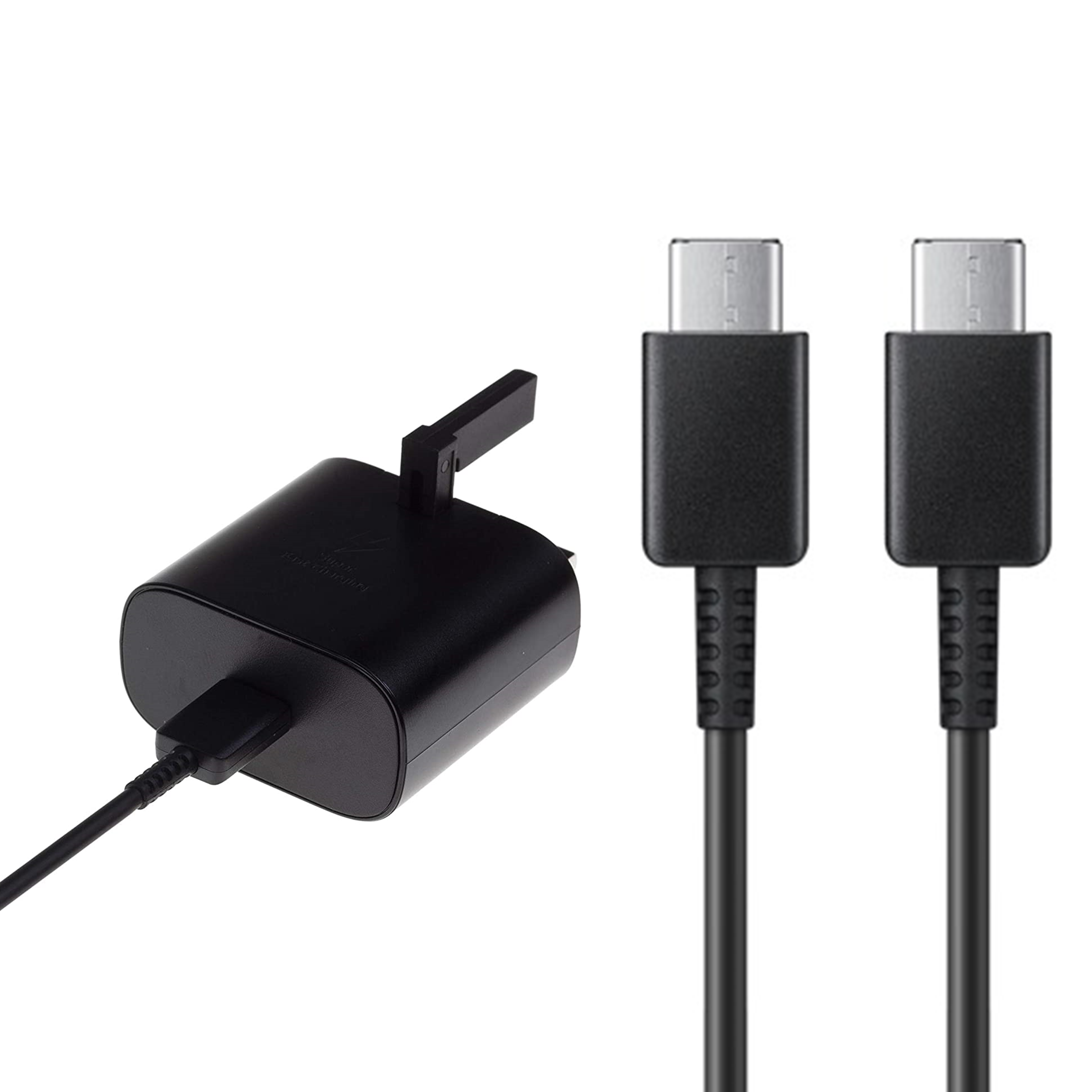 Samsung Galaxy 25W Power Adapter Super Fast Charger Cable USB Type C