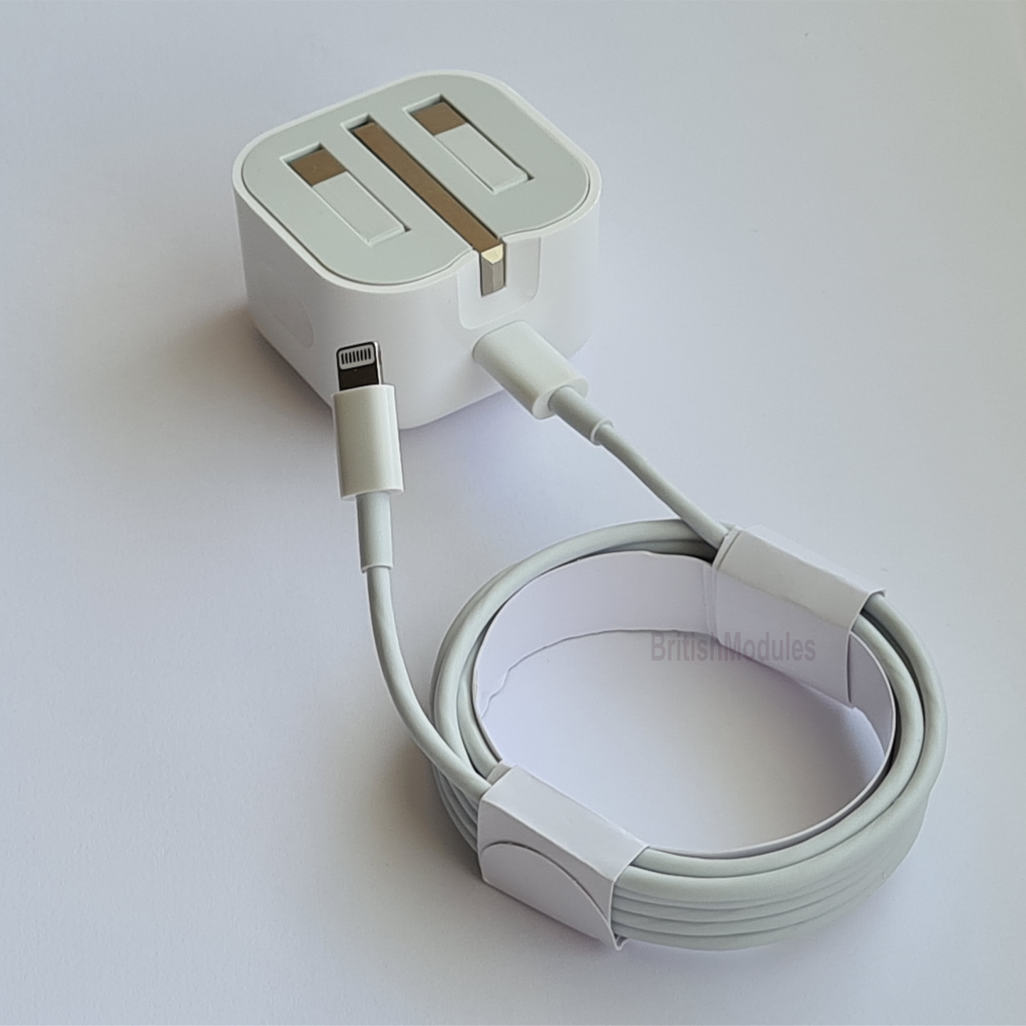 PD 20W Fast UK USB-C Wall Plug Charger & 2M USB-C to Lightning Cable Lead for Apple iPhone