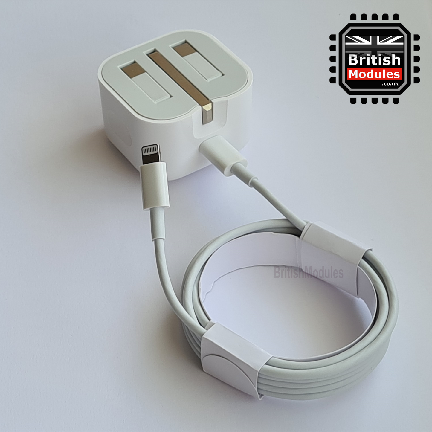 PD 20W Fast UK USB-C Wall Plug Charger & 2M USB-C to Lightning Cable Lead for Apple iPhone
