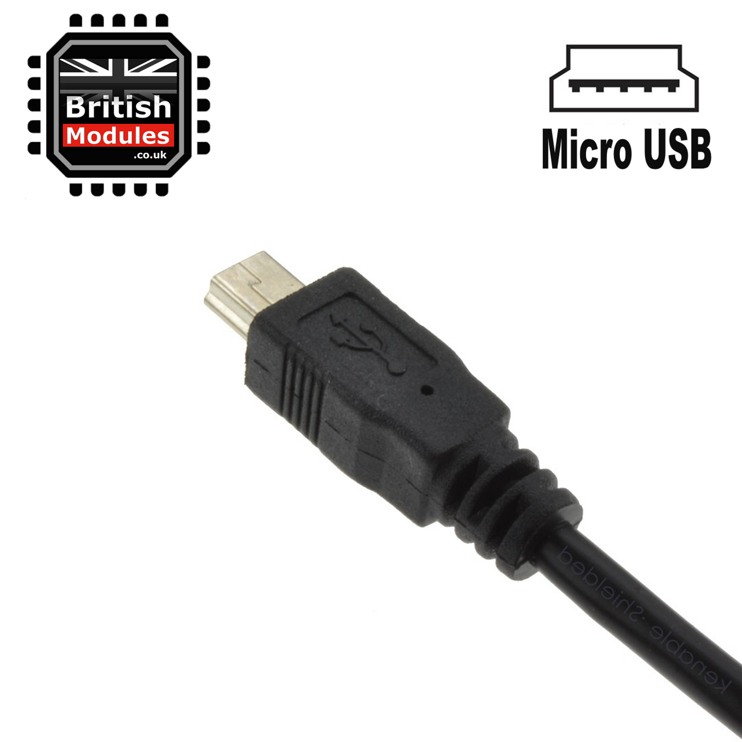 USB A to Mini USB 2.0 A Male to Mini B Male Cable 1M