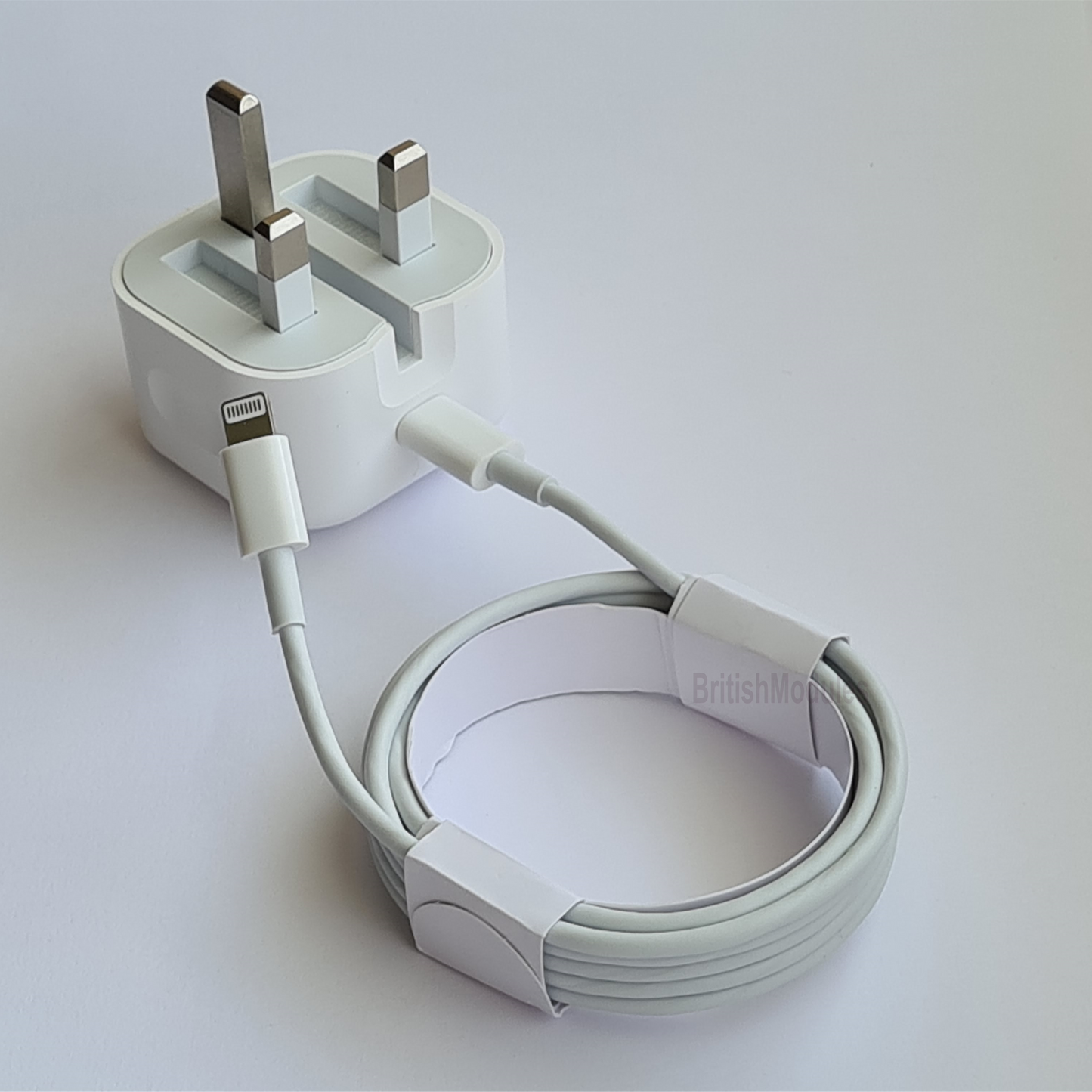 PD 20W Fast UK USB-C Wall Plug Charger & 2M USB-C to Lightning Cable Lead for Apple iPhone