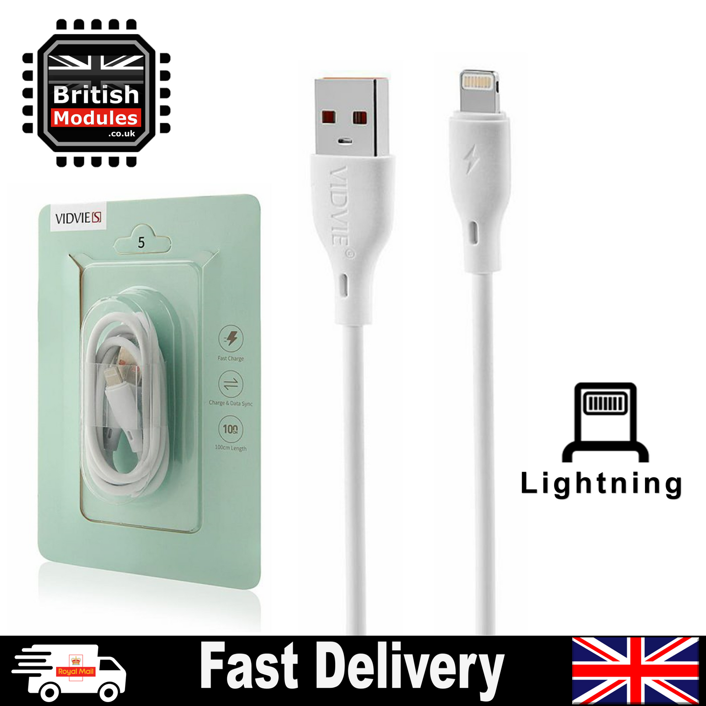 iPhone Charger Cable 5 6 7 8 X XS Max XR SE 11 Apple Lightning USB MFi-Certified
