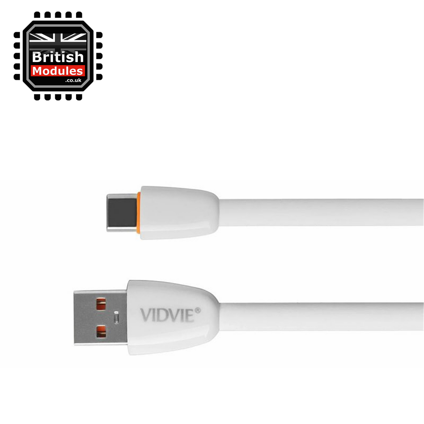 VidVie USB-A to USB-C Type C Charging Cable for Fast Charging Android Tablets / Mobile Phones Samsung Huawei OnePlus Google Oppo Honor Sony LG Nokia