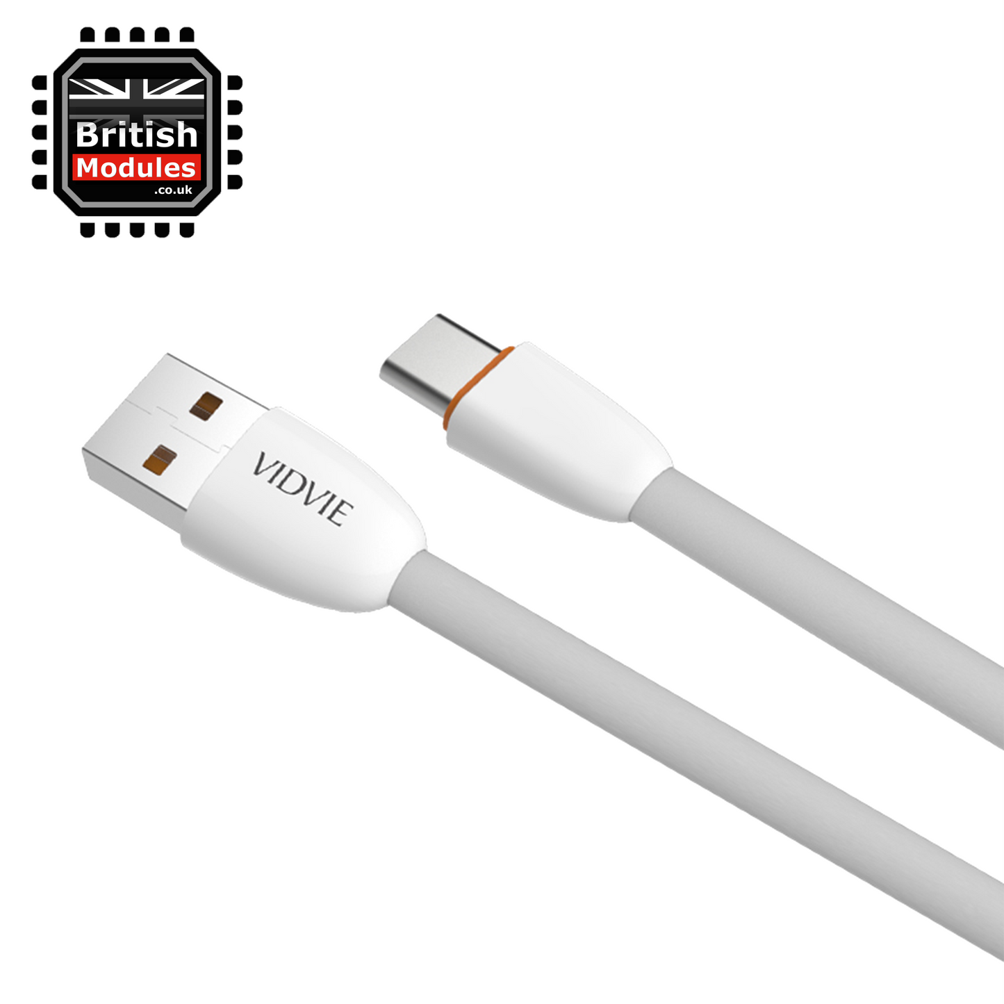 VidVie USB-A to USB-C Type C Charging Cable for Fast Charging Android Tablets / Mobile Phones Samsung Huawei OnePlus Google Oppo Honor Sony LG Nokia