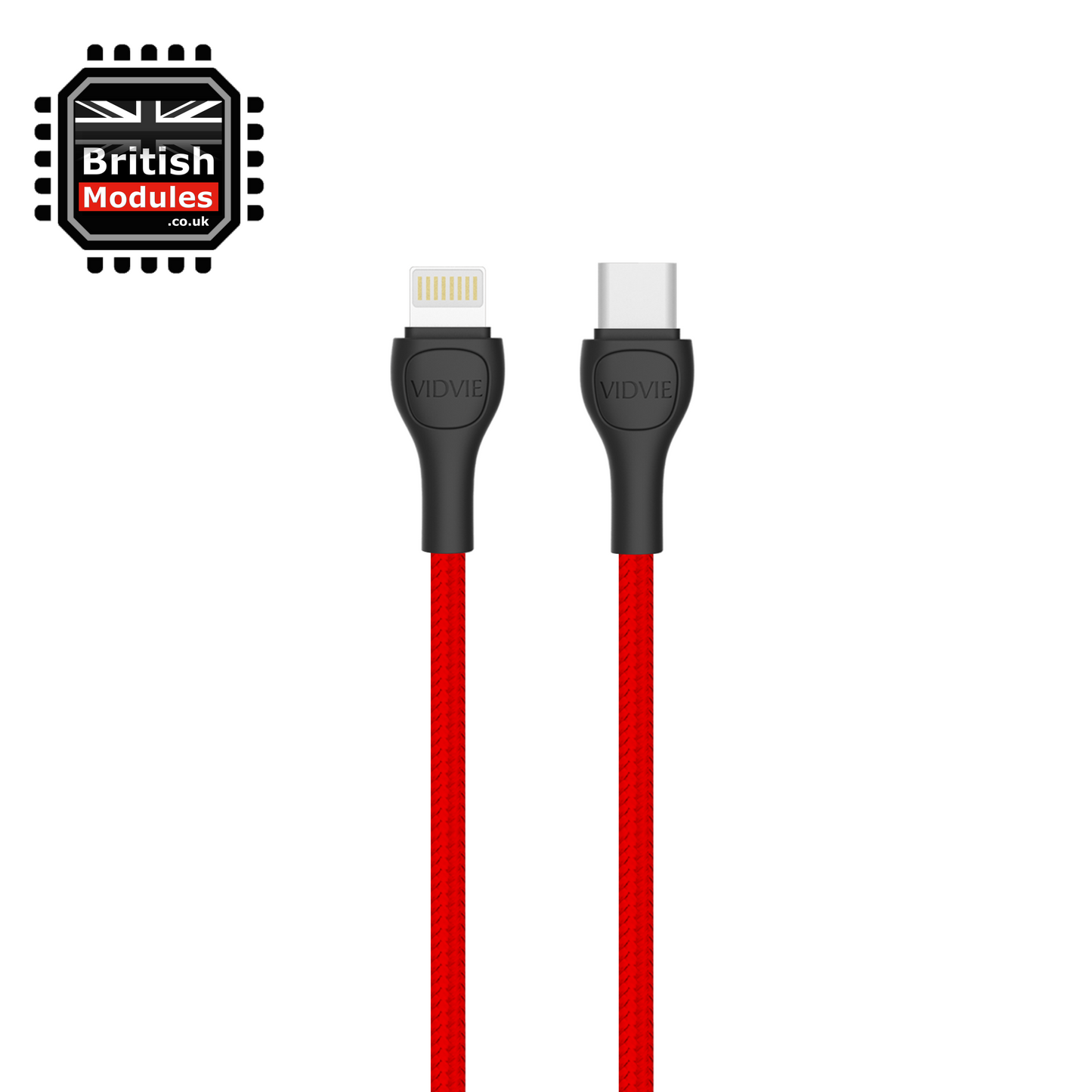 Premium iPhone Braided Fast Charging Cable Type-C to Lightning PD 20W by VidVie