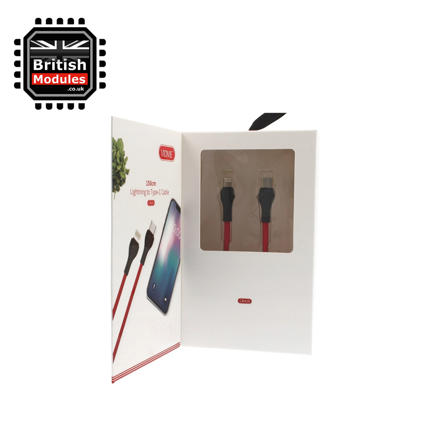 Premium iPhone Braided Fast Charging Cable Type-C to Lightning PD 20W by VidVie