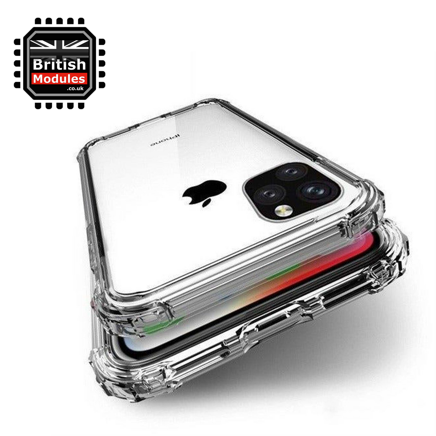 iPhone 16 Pro Max Plus 15 14 13 12 11 X XR XS 8 SE Case Shockproof Crystal Clear Soft Silicone Gel Bumper Cover Protective Slim Drop Protection