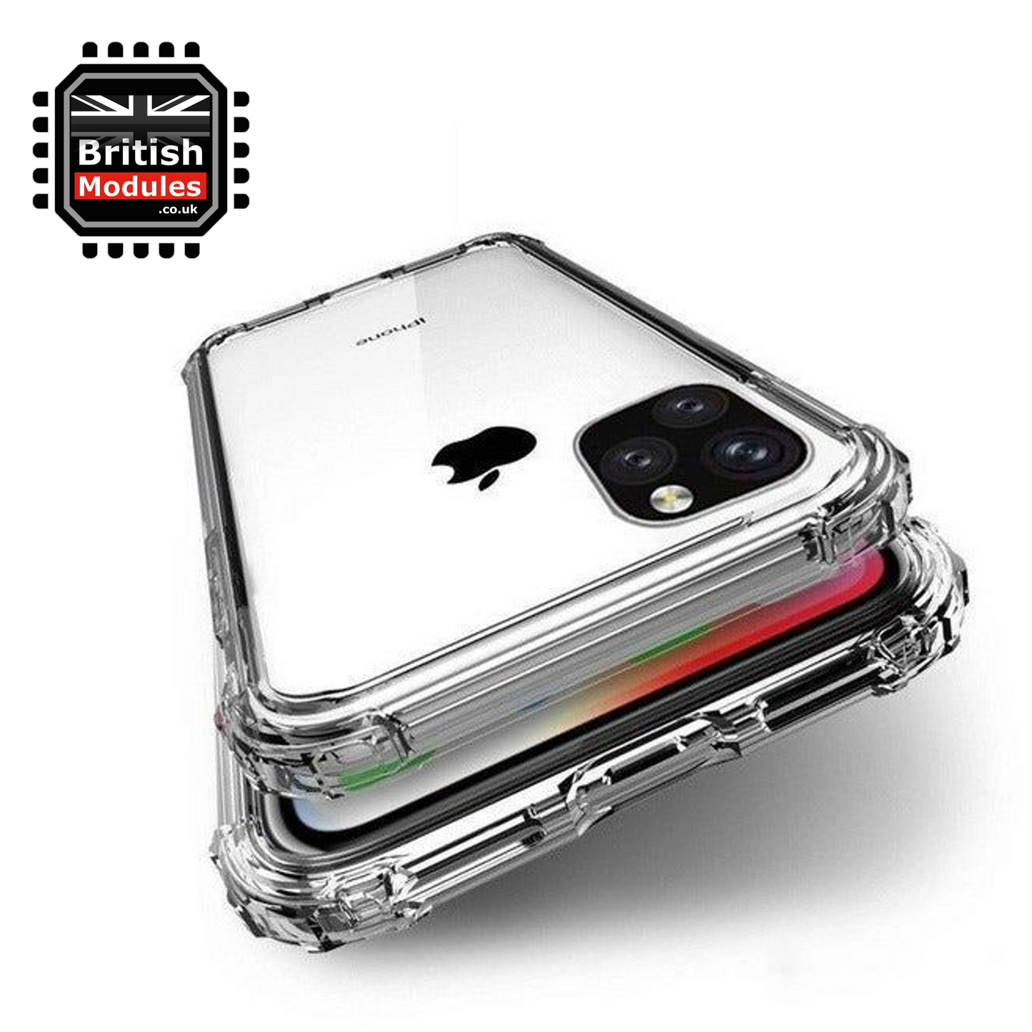 iPhone 15 Pro Max Plus 14 13 12 11 X XR XS 8 SE Case Shockproof Crystal Clear Soft Silicone Gel Bumper Cover Protective Slim Drop Protection