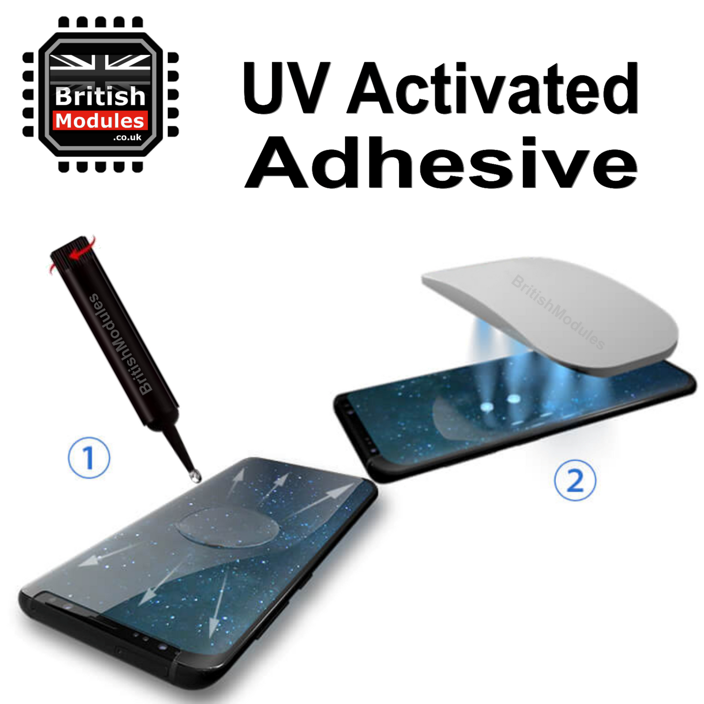 UV Glue for Tempered Glass Screen Protector Liquid Adhesive Gel Gorilla Strength