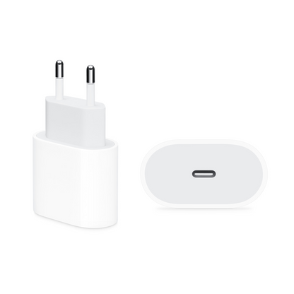 20W EU USB-C Power Adapter for iPhone Charger Head Plug PD