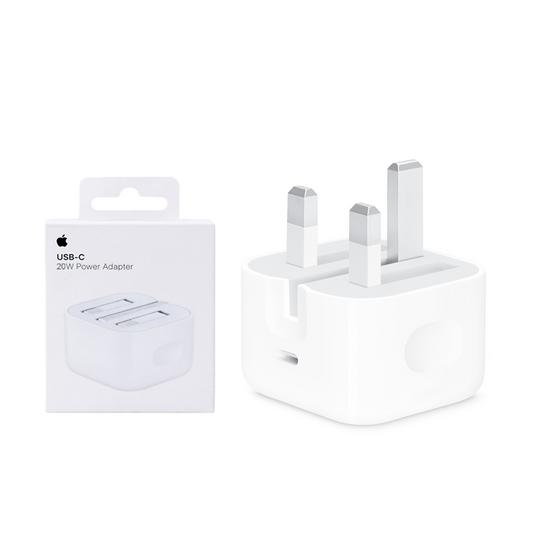 Apple 20W USB-C Power Adapter Charger Head UK Plug