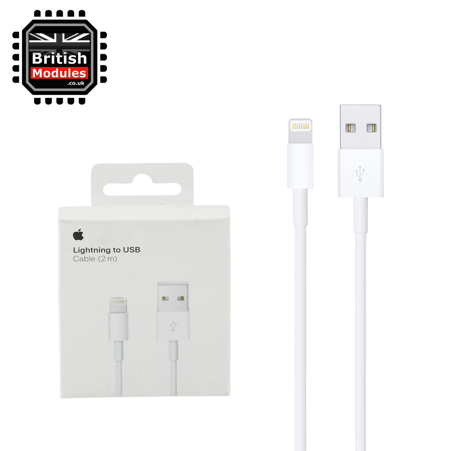 Apple Lightning to USB Cable (2m) for iPhone iPad AirPods