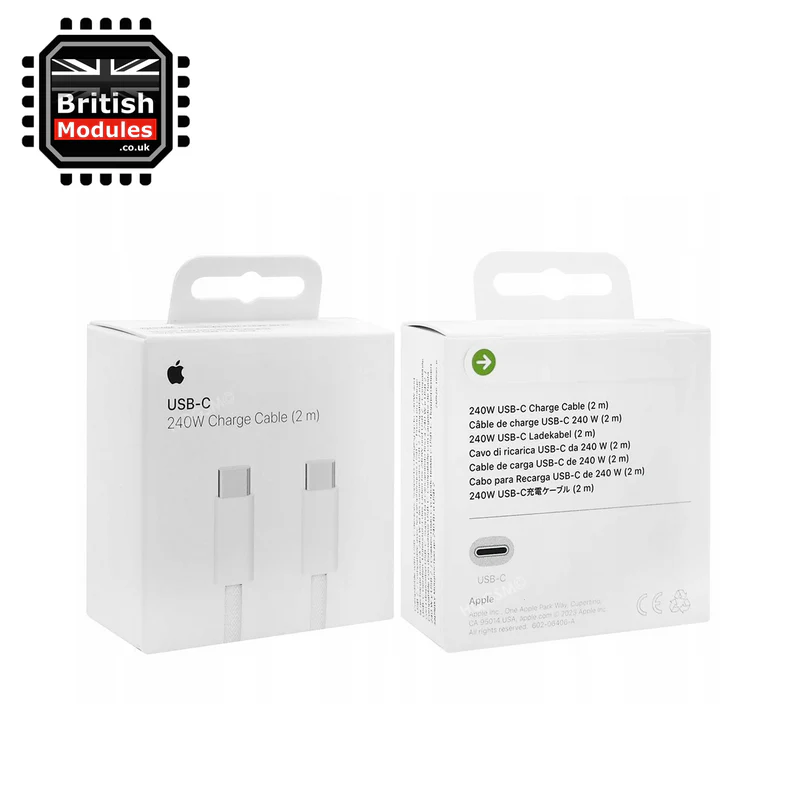 Apple 20W USB-C Power Adapter and Apple 240W USB-C Charge Cable (2m)