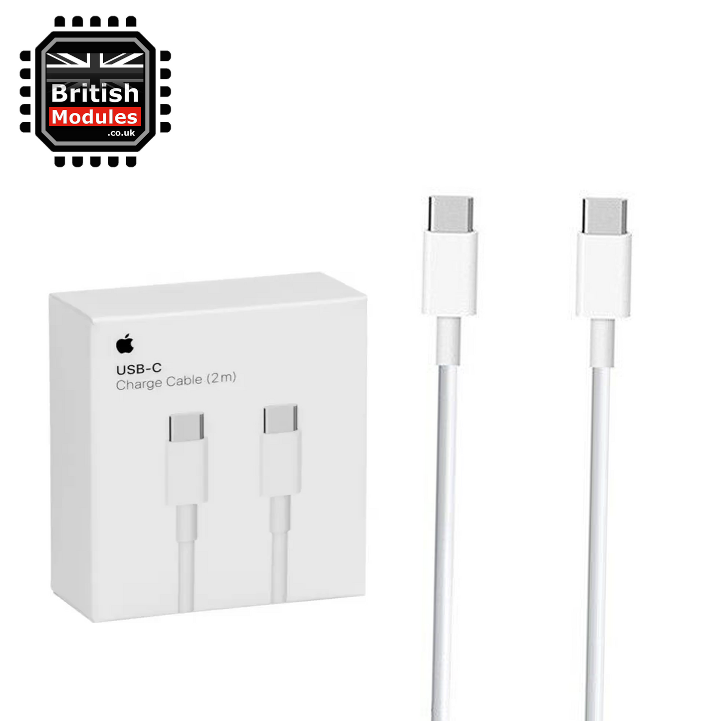2M Apple USB-C Charge Cable (2m) for iPhone iPad AirPods
