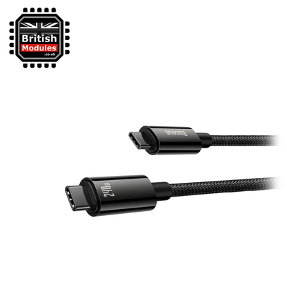 Baseus USB-C Fast Charging Cable 240W Tungsten Gold 2M
