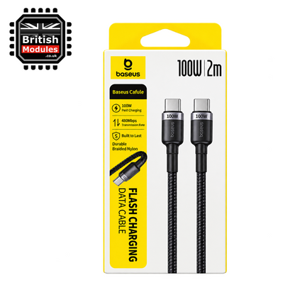 Baseus 100W USB-C to USB-C Cable 2M