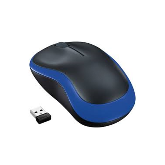 M185 Wireless Mouse Blue 2.4GHz USB Mini Receiver