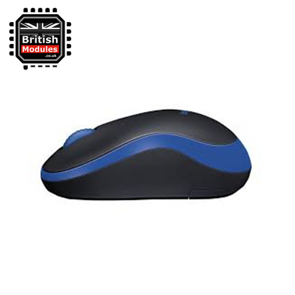 M185 Wireless Mouse Blue 2.4GHz USB Mini Receiver