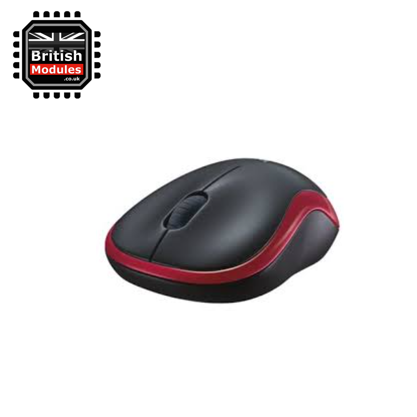 M185 Wireless Mouse Red 2.4GHz USB Mini Receiver