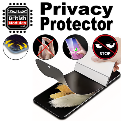 British Modules Custom Privacy Screen Protector Anti-Peep Spy Hydrogel Film Cover