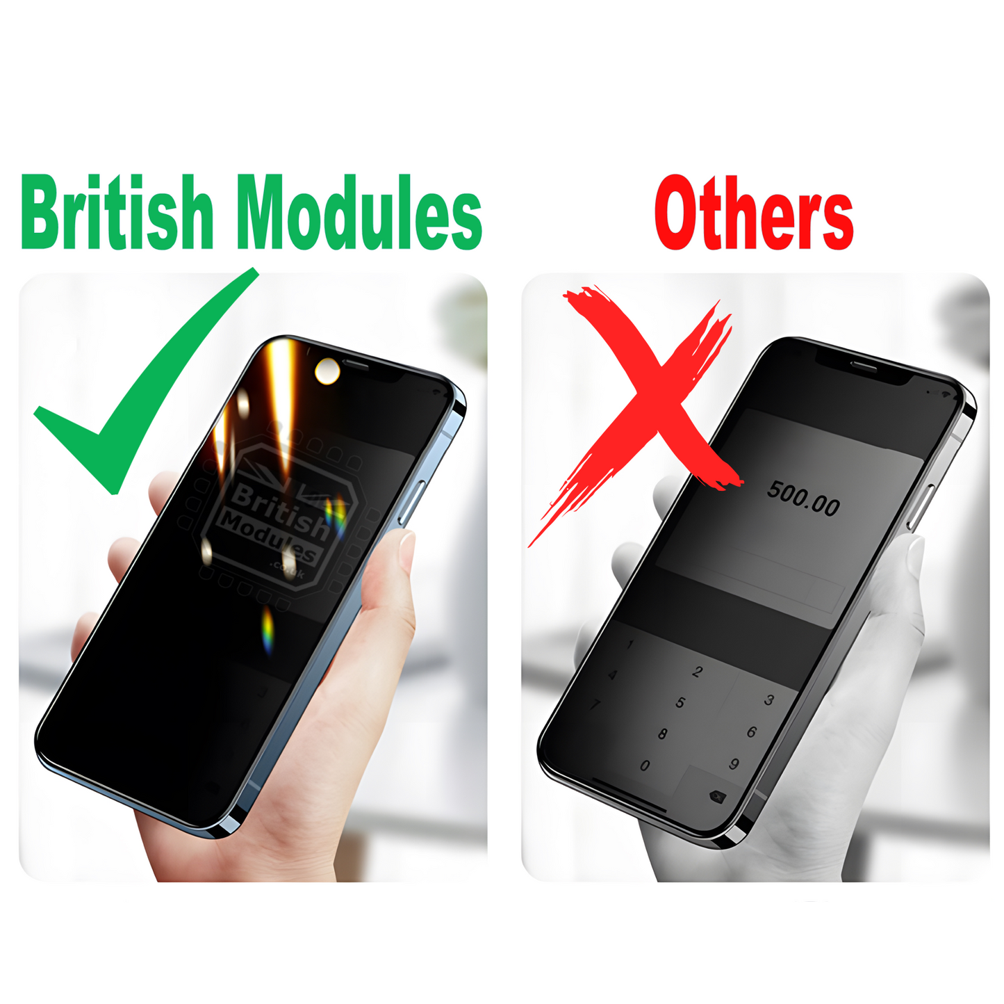 British Modules OnePlus Privacy Screen Protector Anti-Peep Spy Hydrogel Film Cover