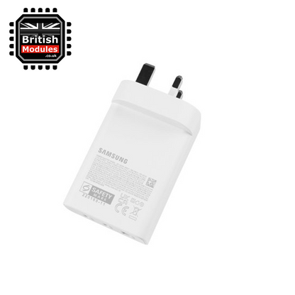Samsung 65W Trio Universal Power Adapter UK 3 Pin EP-T6530 White (1M USB-C Cable)