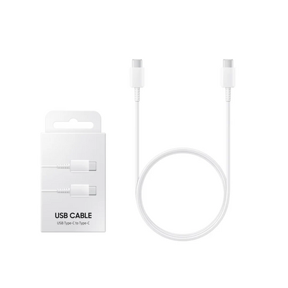 British Modules Super Fast Charging USB-C to C 1M Cable (3A) White