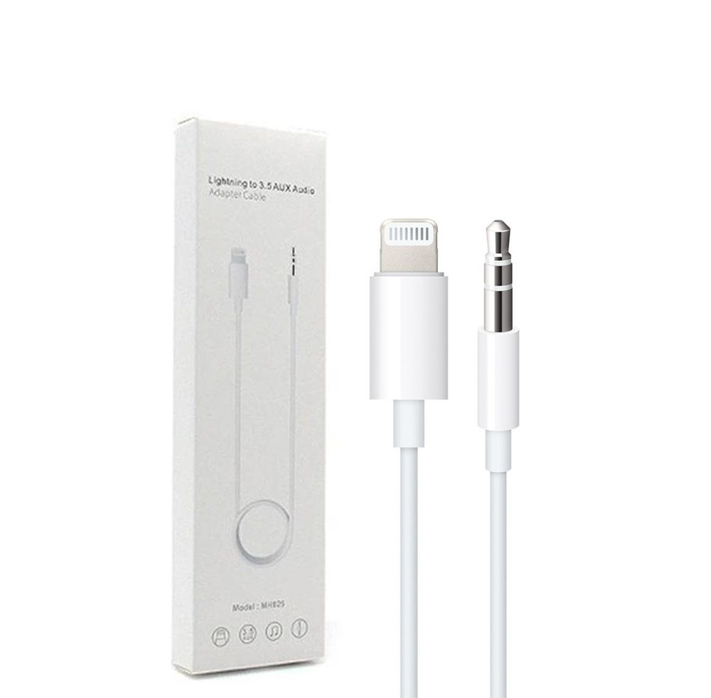 Apple Lightning to 3.5mm Audio Cable (1.2m) White MFi-Certified