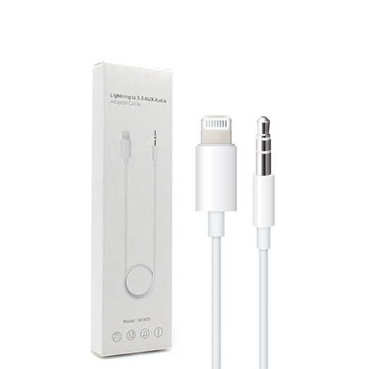 Apple Lightning to 3.5mm Audio Cable (1.2m) White MFi-Certified