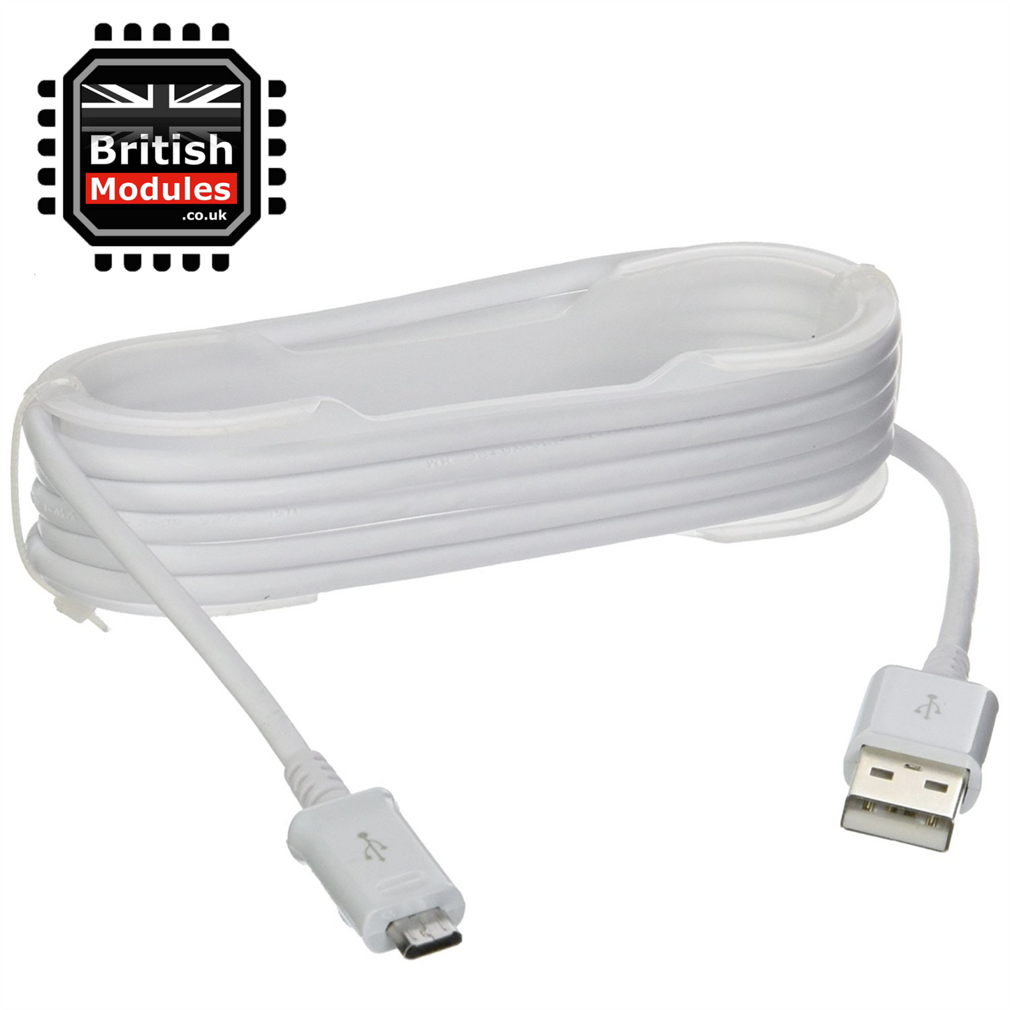 Samsung Galaxy Fast Charger Micro USB Cable White 1.5M