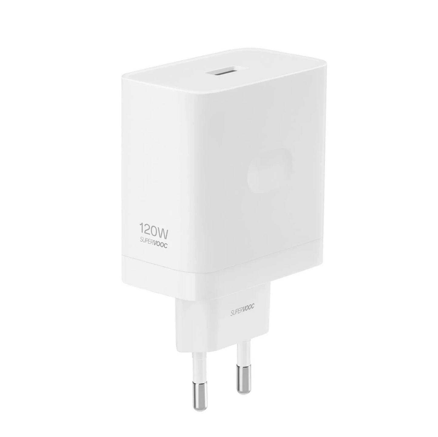 OnePlus SUPERVOOC 120W Type-A Adapter 2 Pin EU Charger Plug with Type-A to Type-C Cable & UK 3 Pin Converter