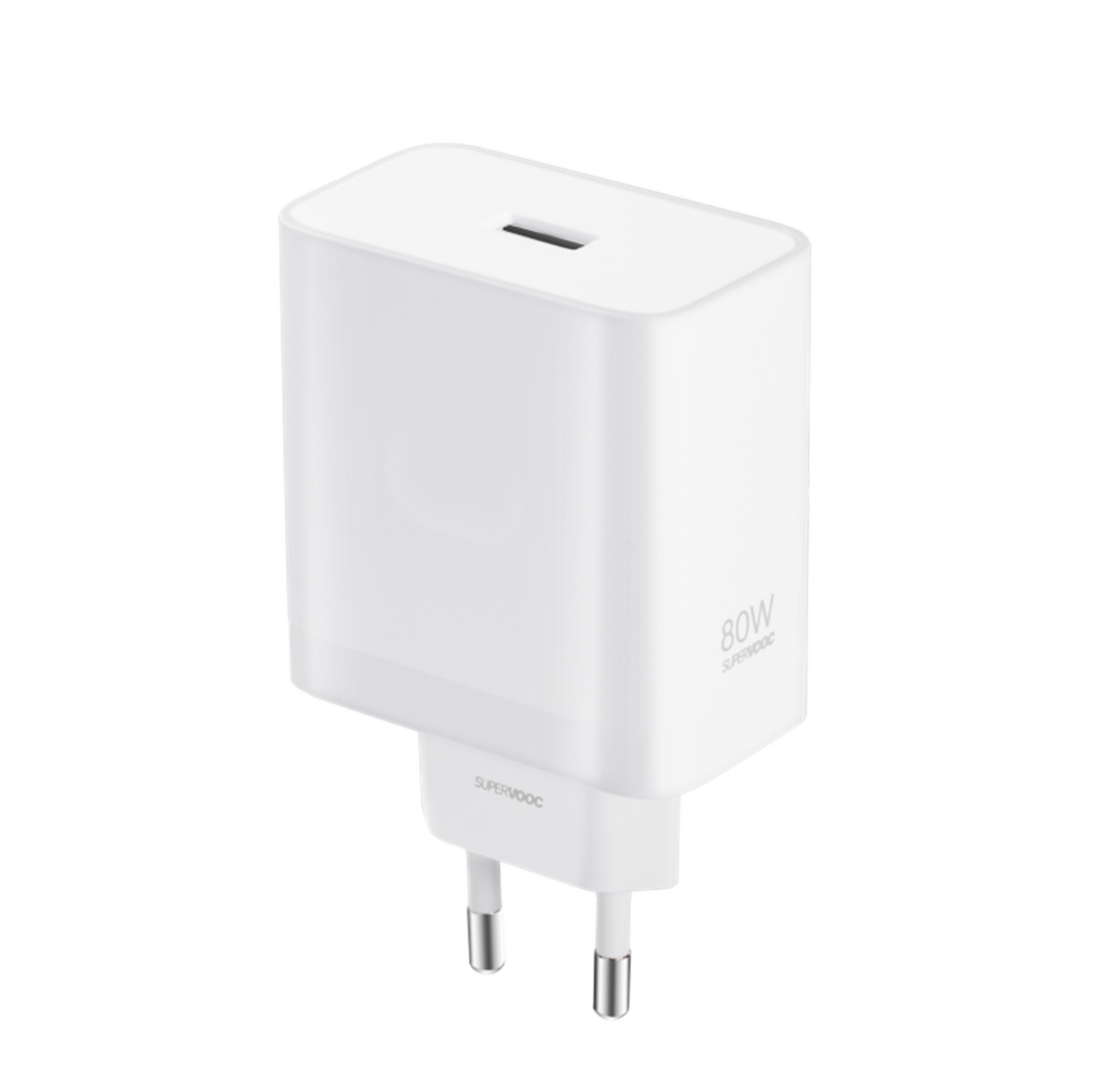 OnePlus SUPERVOOC 80W Type-A Adapter 2 Pin EU Charger Plug with Type-A to Type-C Cable & UK 3 Pin Converter