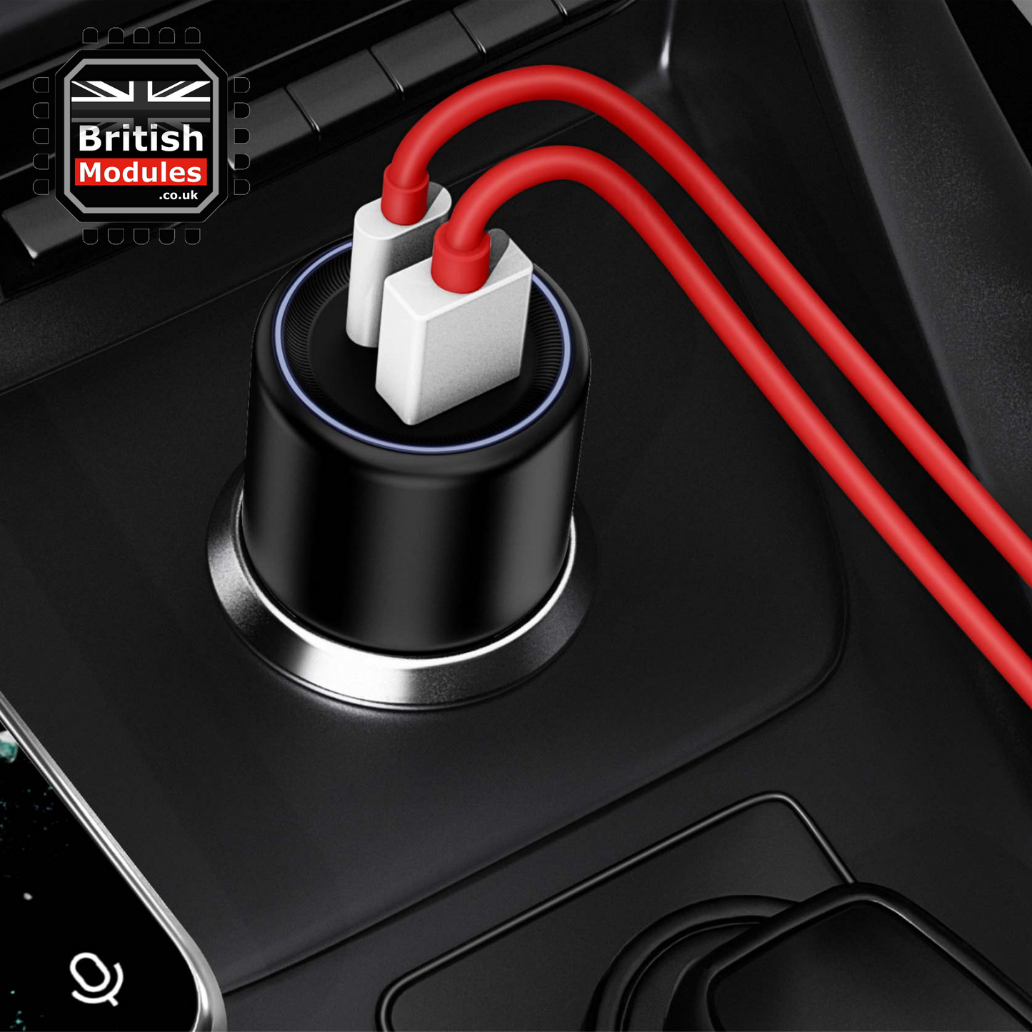 SUPERVOOC 80W Car Charger 2 Port Dual Charging USB-C & USB-A