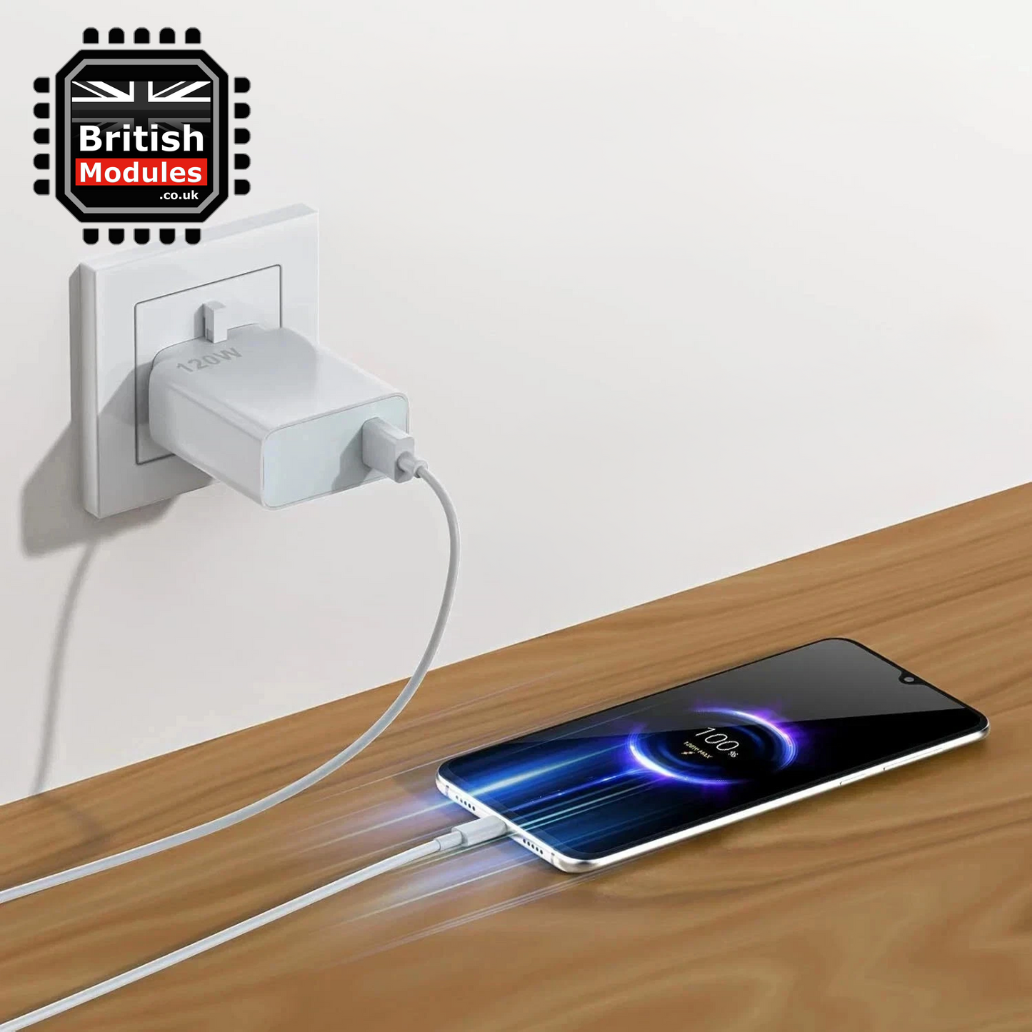 Xiaomi 120W Charging Combo (Type-A) 3 Pin UK