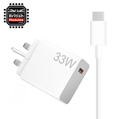 Xiaomi 33W Charging Combo (Type-A) Including a 3A charging cable