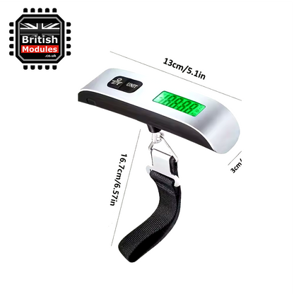 Digital Luggage Scale 50kg Portable Handheld Weigher for Travel Suitcase Bag