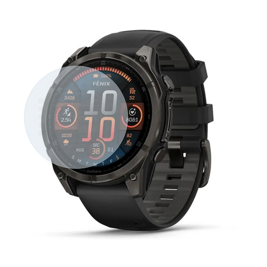 British Modules Garmin Smart Watch Clear Coat Self-Healing HydroGel Screen Protector Cover (Pack of 6)